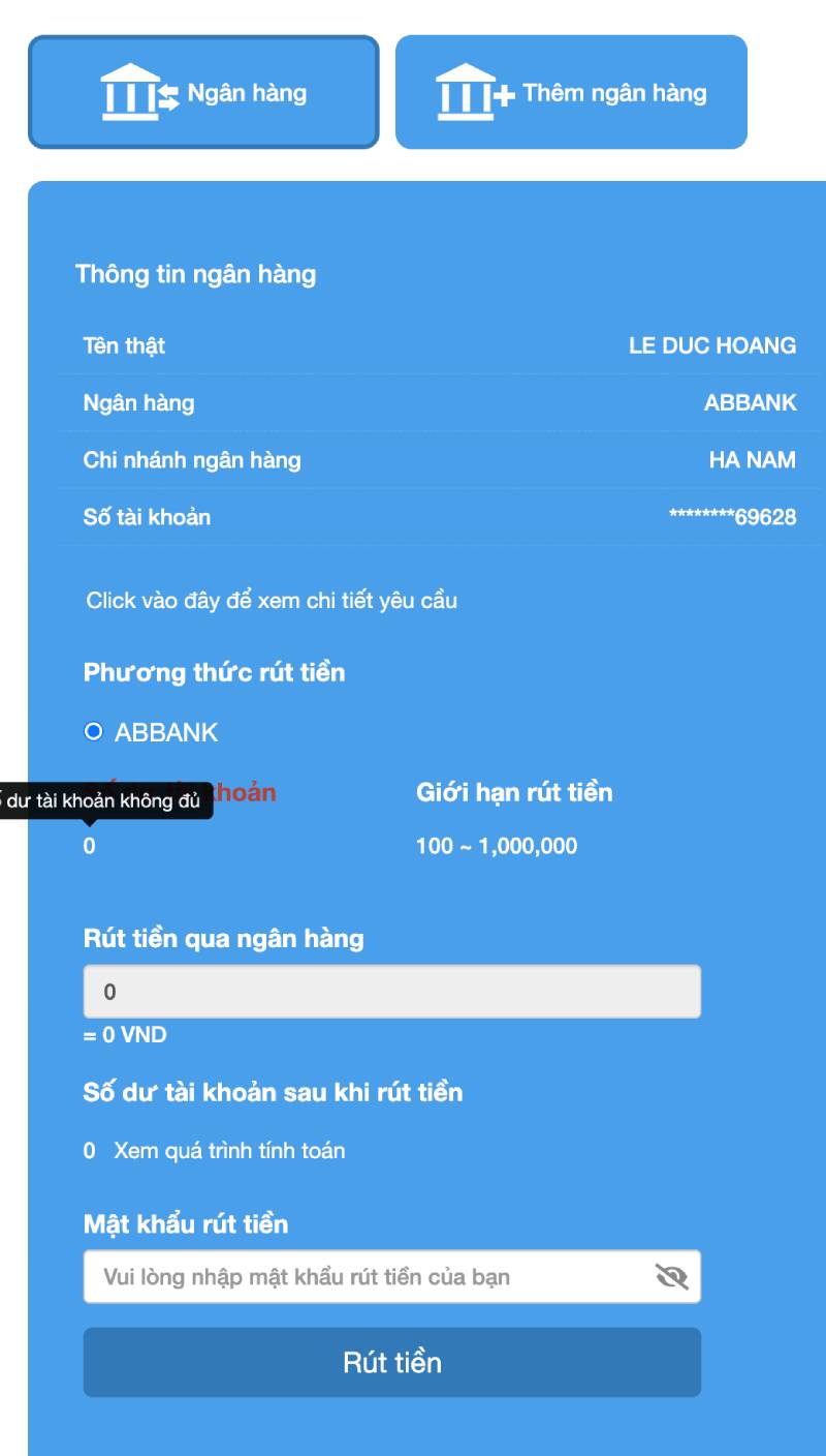 Hướng dẫn chi tiết cách rút tiền tại Vin777